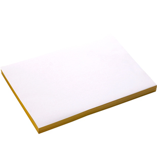 金沽长100张a4不干胶打印纸标签打印贴纸光面亮面内切割a4纸亚面哑光防水喷墨不干胶空白整张牛皮纸不干胶