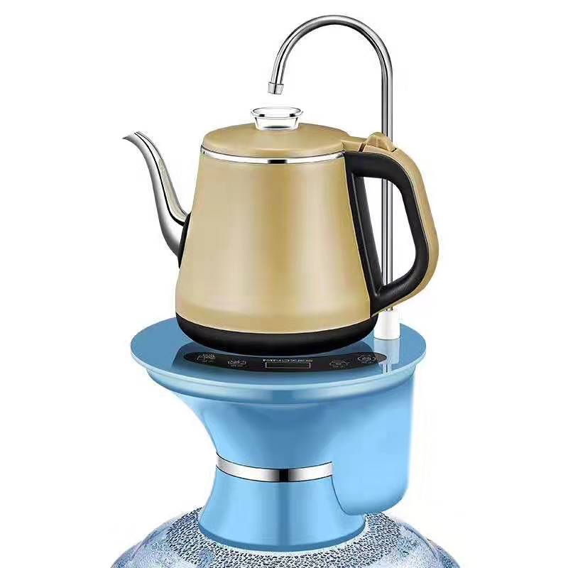 美能迪自动上水桶装水抽水器电热烧水壶智能一体加热式饮水机茶炉