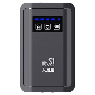 大拇指小型增氧气泵钓鱼专用充电增氧家用养鱼缸氧气泵户外超静音