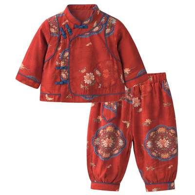 女童2025新款衣服分体套装周岁礼