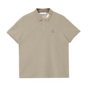 绫致杰克琼斯男polo衫夏季商务通勤刺绣撞色翻领合体凉感短袖