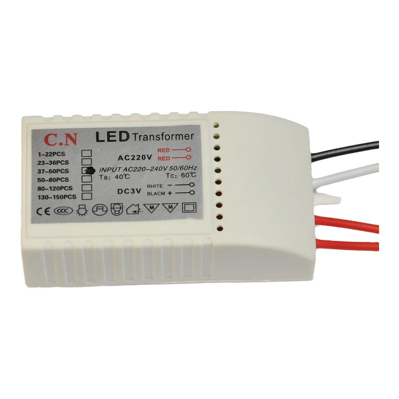 LED水晶吸顶灯串驱动电源DC3vLED灯珠串联变压器单色发光字控制器