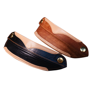 原创植鞣牛皮手工复古街霸头盔帽檐bornfree三扣式可调节尺码适用