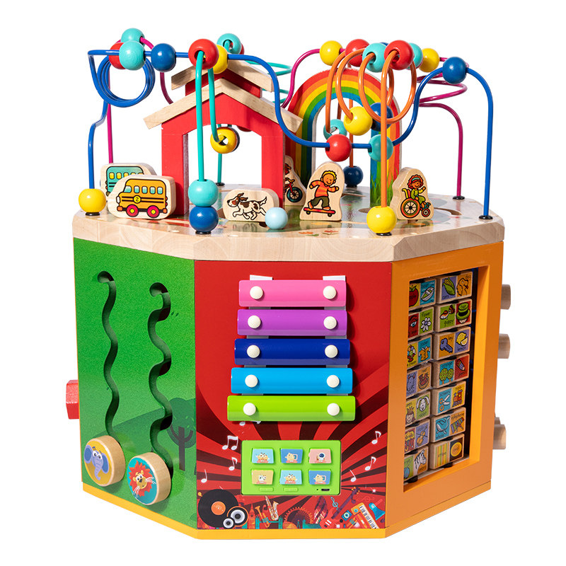 绕珠百宝箱btoys早教玩具婴幼儿童益智串珠女宝宝1-2-3岁男孩礼物