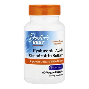 Doctor'sbest多特倍斯软骨素胶囊透明质酸胶原蛋白II型关节皮肤护