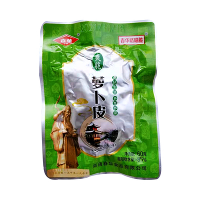 春华爽脆萝卜皮下饭菜袋装包邮