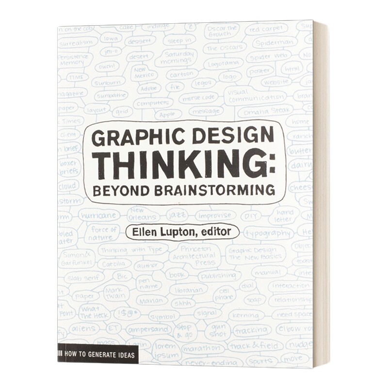 英文原版 Graphic Design Thinking 平面设计思维 好设计是这样想出来的 给设计师的30种创意思考法 英文版 进口英语原版书籍