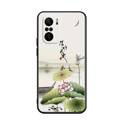 luckrider适用于送全屏膜红米K40手机壳红迷K40忙着赚钱m2012k11ac防摔RedmiK40简约hongmi保护套k4o软外壳M2