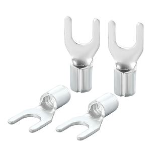 国标紫铜焊接SNB铜线鼻子U型冷压接线裸端子1.25/2/3.5/5.5-4/6/8