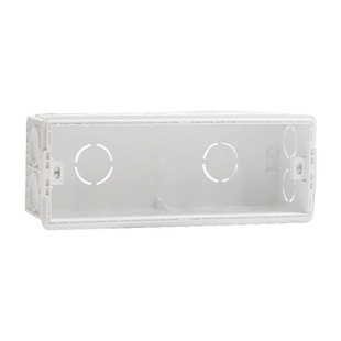 国际电工118型开关插座底盒长方形暗盒大号四位中号三位一二位