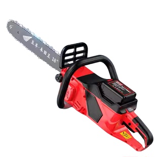 进口40节锂电池电锯无刷锯树伐木王工具手提锯大功率充电式电链锯