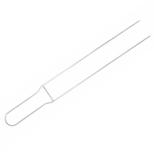 三能食品级不锈钢U型叉潘娜托尼纸杯加粗冷却叉铁签配件加长55cm