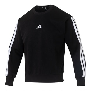 Adidas阿迪达斯官方正品2026秋冬季套头衫男款加绒运动卫衣JE6304