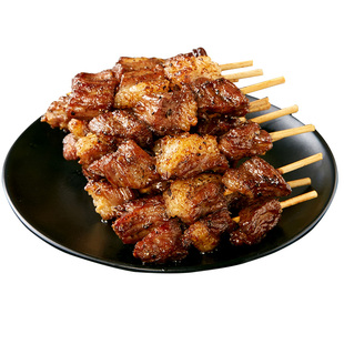 【2袋5袋】天海藏烧烤肉串安格斯牛肉串空气炸锅适用黑椒牛排串