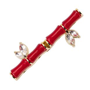 新中式竹节扣子仿玉石国风子母扣高端精致时尚金属旗袍汉服纽扣