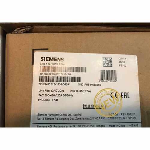 议价全新品6SL3203-0BE22-0VA0西门子V90 EMC过滤器6SL32030BE220