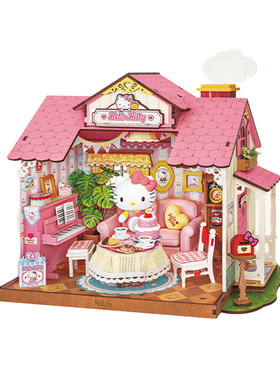 若来凯蒂猫的欢乐派对diy小屋