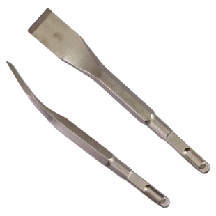 新款弯头电锤冲击钻头电镐头方头扁凿弯扁凿子墙面开槽神器开沟