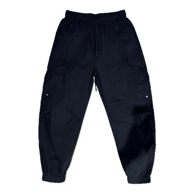 夏季薄款透气大口袋工装裤男