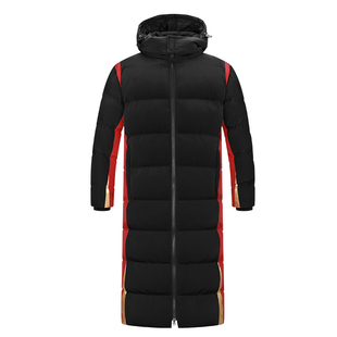 中长款过膝运动员棉袄大衣男体育冬训练国服女裁判教练外套