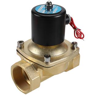 气动电磁控制阀 220V常闭水阀气阀24V电控开关阀电动阀门放水电阀