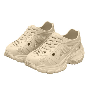 医用洞洞鞋男款夏季2026新款户外穿厚底透气防滑防臭手术室拖鞋男