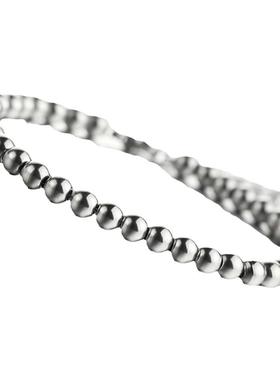 欧美银色小珠子圆珠潮