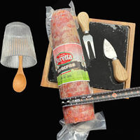 SALAMI, traditional salami, beretta, Napoli, Milan, pizza, Spanish meal, ready-to-eat whole thumbnail 3