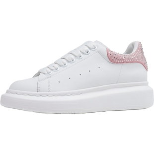 艾斯臣板鞋女士春秋新款时尚休闲真皮爆款百搭超火小白鞋女