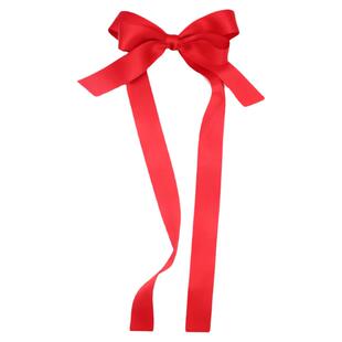 新年红色飘带~仙气蝴蝶结丝带发夹长款国潮发饰汉服头饰耳侧边夹