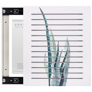 电表箱装饰画推拉竖款配电箱简约多媒体箱总开关网络箱弱电箱遮挡