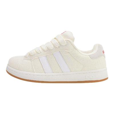 GLO BULL原创潮流休闲女板鞋秋冬款面包鞋情侣百搭学生增高帆布鞋