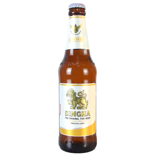 6瓶包邮泰国进口啤酒胜狮啤酒SINGHA 330ml*6瓶前红酒业