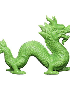 陶瓷龙摆件龙家居桌面摆件办公