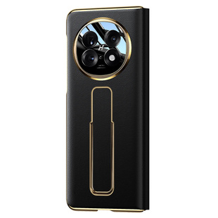 首创隐形腕带】适用于OPPOFindN5手机壳新款真皮磁吸翻盖支架findn5保护套高端全包防摔折叠屏超薄外壳男女Y