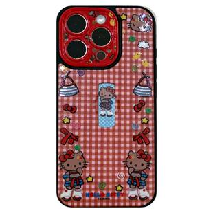 由里公园ins韩系可爱豹纹波点猫咪指环支架17适用17pro苹果17ProMax手机壳iPhone16全包14少女14Promax保护套