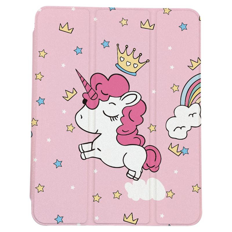 皇冠独角兽iPad防弯旋转笔槽壳
