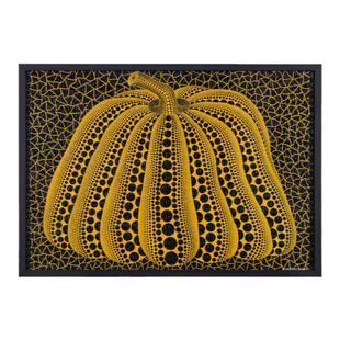 【国内现货】草间弥生南瓜图经典水玉原点裂纹拼图带框成人1000片