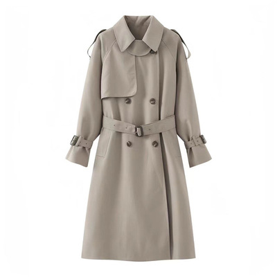 羽绒内胆风衣外套秋冬新款