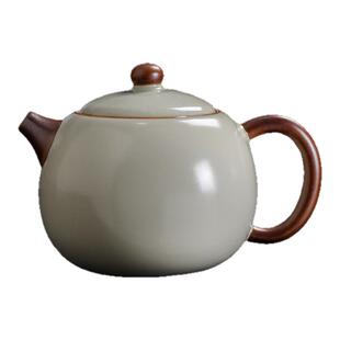 方天星大师级汝窑茶壶老式复古家用陶瓷西施壶创意商务伴手礼盒装