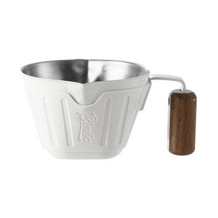 Bincoo咖啡萃取杯不锈钢量杯浓缩接液意式咖啡机盎司90ml奶盅器具