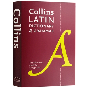 柯林斯拉丁语词典及语法 英文原版字典 Collins Latin Dictionary and Grammar 正版进口语法学习词典工具书 英文版