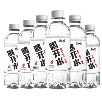康师傅喝开水380mlx24瓶小瓶便携熟水凉白开饮用水批发