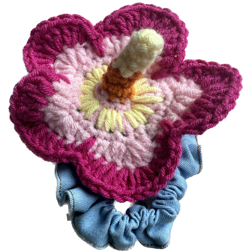 手工制作立体花朵造型发圈