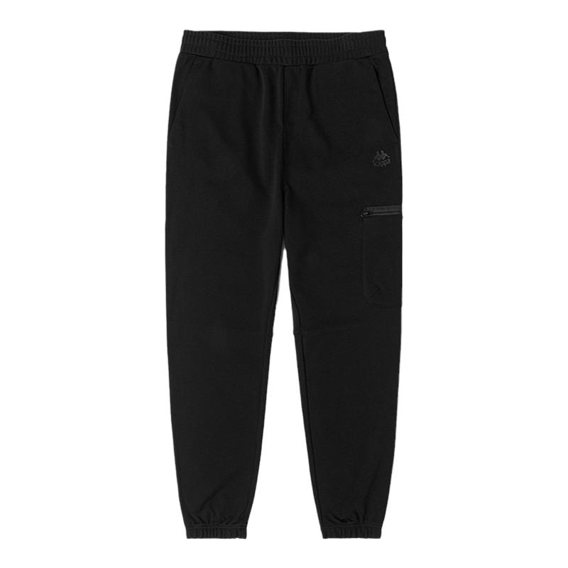 KAPPA卡帕男子长裤新款跑步运动裤束脚休闲裤K0B72AK80