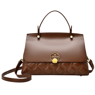 凡思曼女士包包2026新款气质单肩斜挎包高级百搭通勤手提包大容量