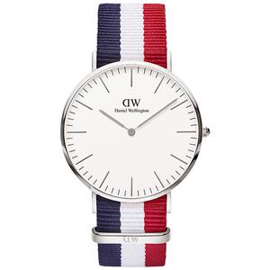 【七夕礼物】dw手表CLASSIC系列 经典撞色织纹男表石英表40mm