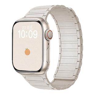 适用applewatch表带苹果手表S10表带apple iwatch11磁吸硅胶Ultra3腕带夏季官方新款女张婧仪原装同款高级se3