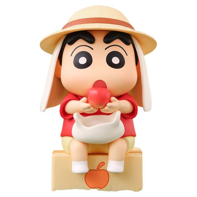 正版TOPTOY蜡笔小新水果小屋系列挂件盲盒毛绒头套潮玩可爱周边