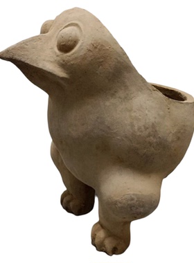 仿古陶器古典仰韶文化陶鹰鼎古玩